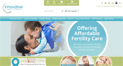 Desktop Screenshot of innovativefertility.com